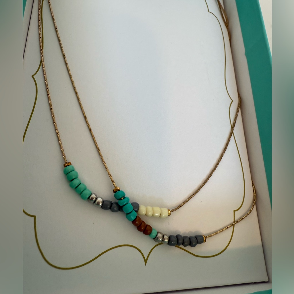 New Jbloom Design Trendy Fashion Jewelry Gold Color Chain Necklace Turquoise